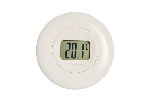 Thermomètre digital blanc, EQUATION