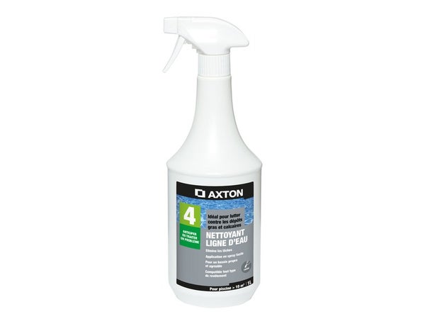 Nettoyant ligne d'eau piscine AXTON, 1 litre