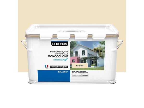 Peinture facade universel LUXENS 2L5 pierre