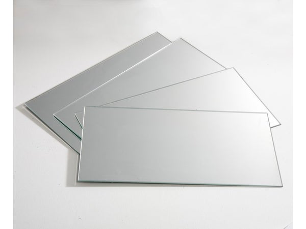 Set de 4 miroirs rectangulaires 15 x 30 cm