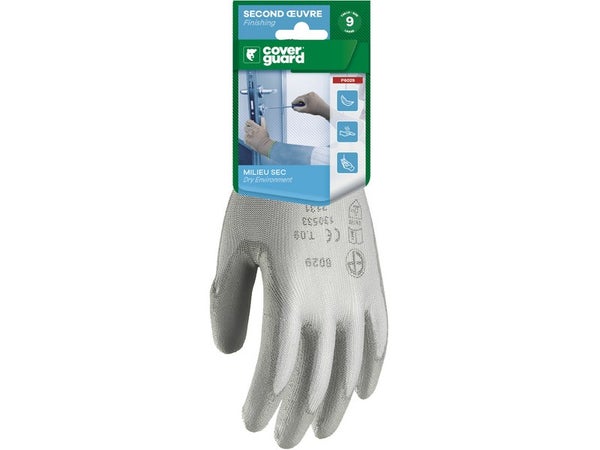 Gants multiusage (petits travaux) en polyester P6031, taille 11