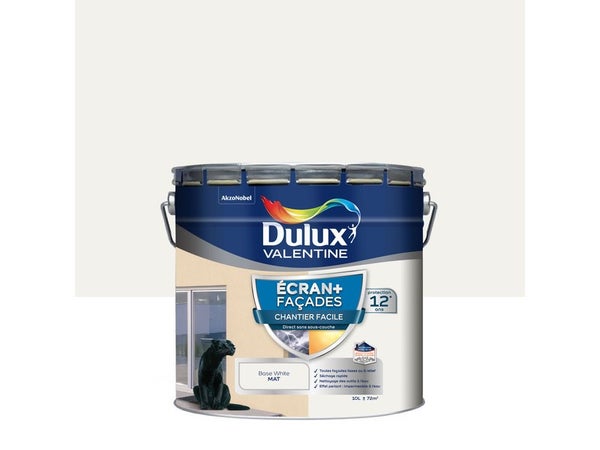 Peinture façade écran+ DV mat 10 L blanc