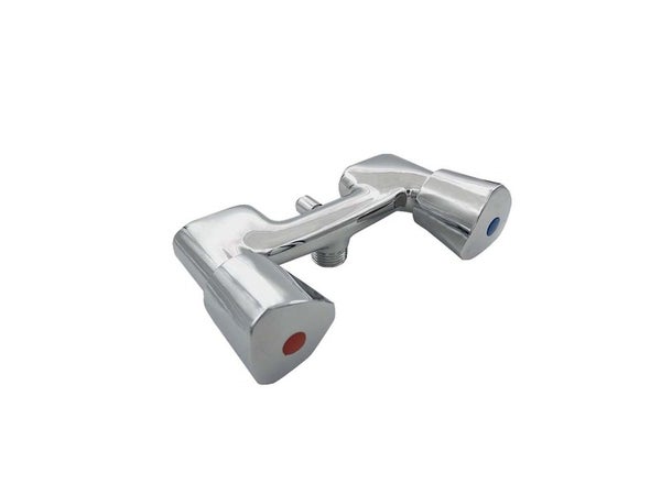Mélangeur réglable de 55 à 155mm femelle 20 x 27 mâle 15 x 21 mm laiton