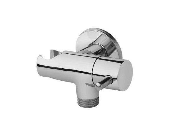 Robinet d'arrêt mural bello kit hygiène + douchette mâle / mâle 15 x 21 mm