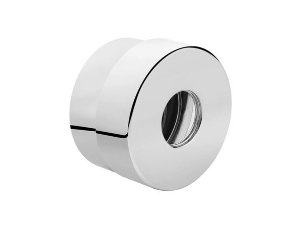 Lot de 2 rosaces haute réglable de 22mm à 40mm BELLO 20 x 27 Chromées