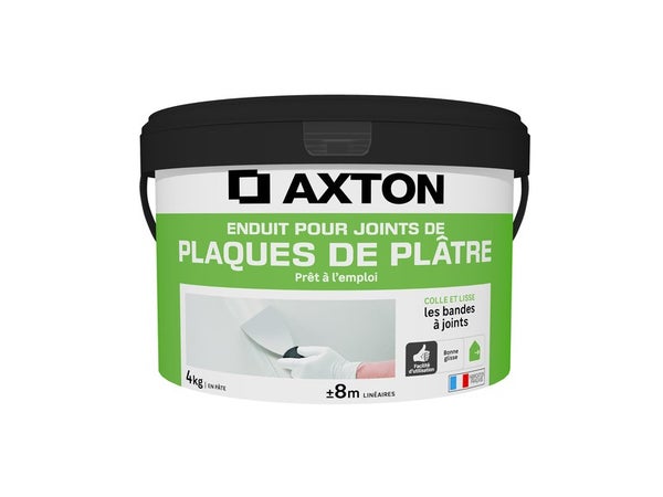 Enduit pour joint de plaque de plâtre en pate AXTON 4 kg