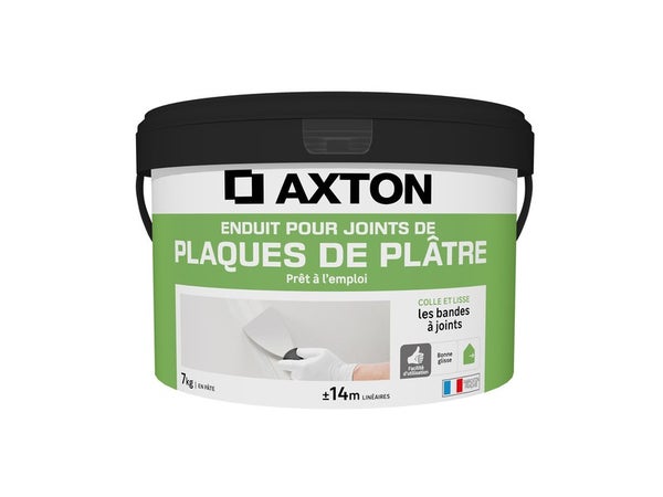 Enduit pour joint de plaque de plâtre en pate AXTON 7 kg