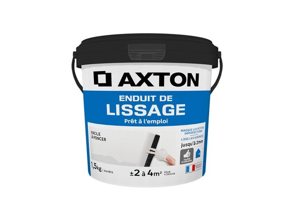 Enduit de lissage en pâte AXTON 1.5 kg