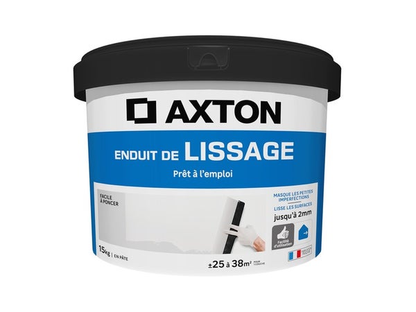 Enduit de lissage en pâte AXTON 15 kg