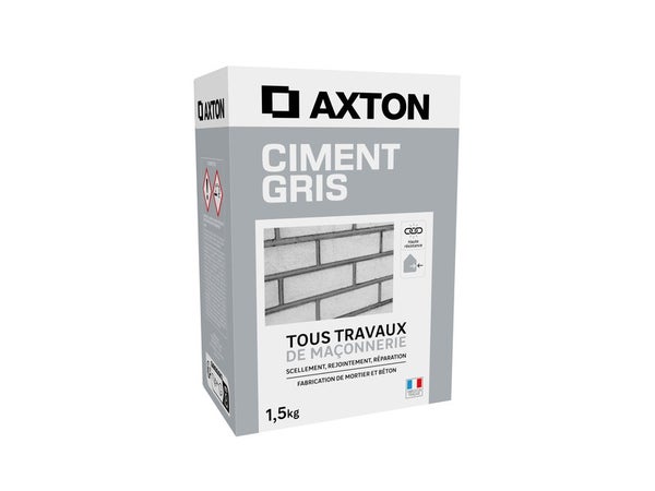 Ciment gris, AXTON, 1.5 kg
