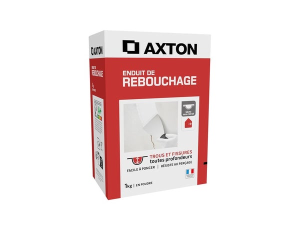 Enduit de rebouchage en poudre AXTON 1 kg