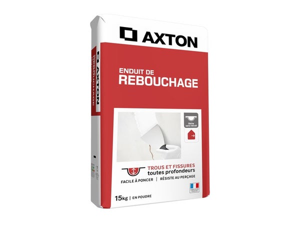 Enduit de rebouchage en poudre AXTON 15 kg