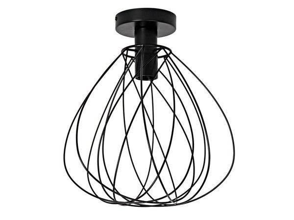 Plafonnier E27 design fer MERONE diam. 32 cm INSPIRE