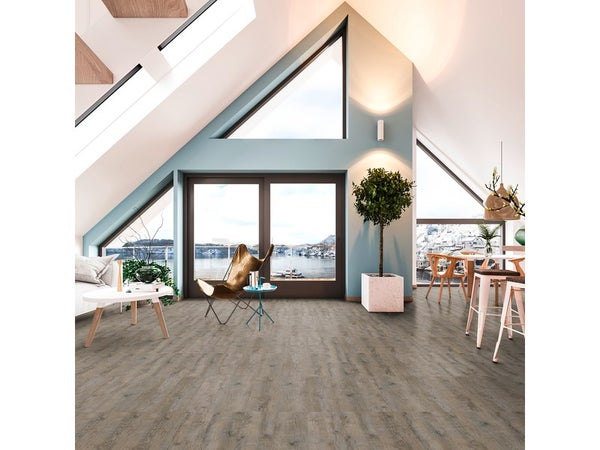 Lame PVC a clipser, GERFLOR Senso clic 30 senso pecan