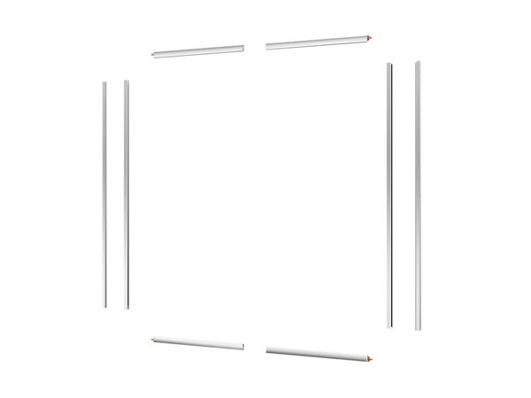 Profile de finition chrome, H.190 cm Easy