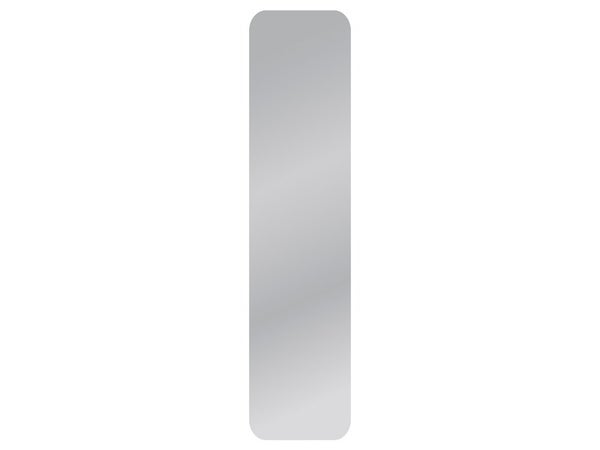 Miroir bords polis arrondis 125 x 30 cm