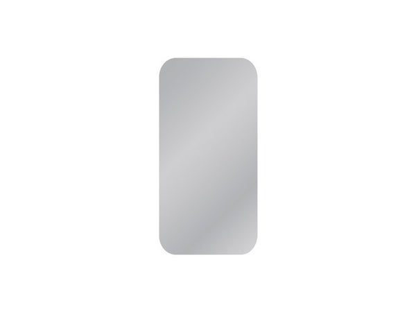 Miroir bords polis arrondis 80x40 cm