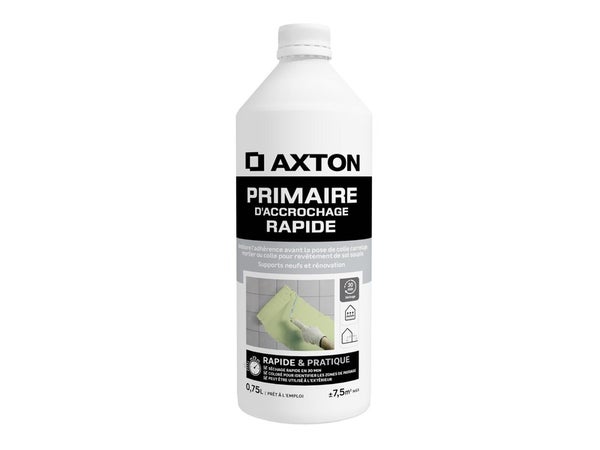 Primaire d'accrochage interieur/exterieur sec en 30 min AXTON 0.75L