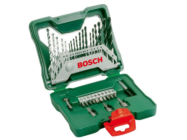 Coffret De 33 Pièces De Perçage / Vissage Pour Pierre / Métal / Bois Bosch