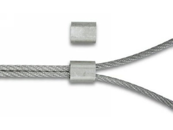 Manchon Pour Cable Aluminium Diametre 4Mm Lot De 2