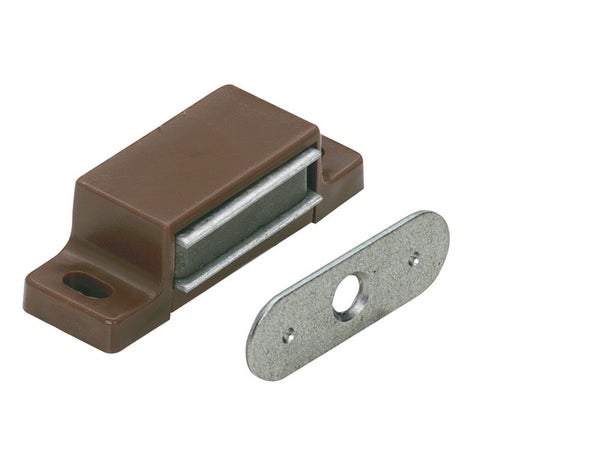 Lot De 4 Loqueteaux Magnétiques Plastique Hettich, L.14.5 X L.45.3 Mm