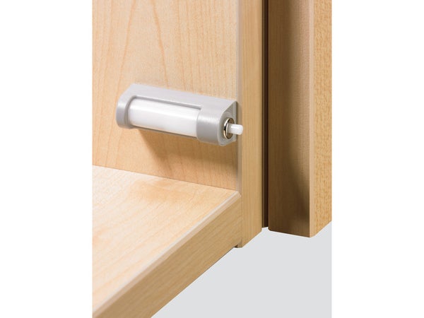 Lot De 2 Aimants À Pression Plastique Hettich, L.43 X Diam.10 Mm