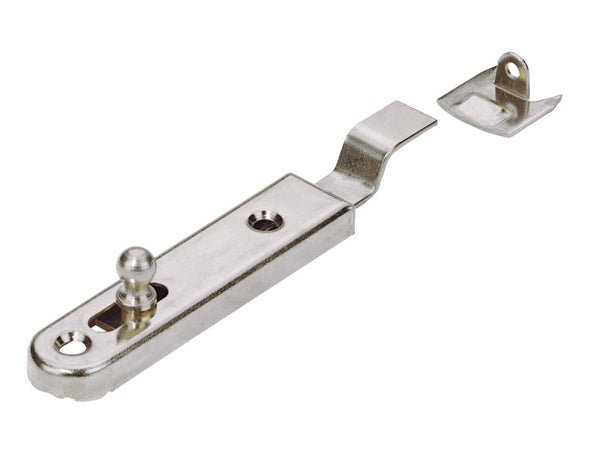Lot De 2 Verrous À Poussoir Acier Hettich, L.50 X L.13 Mm