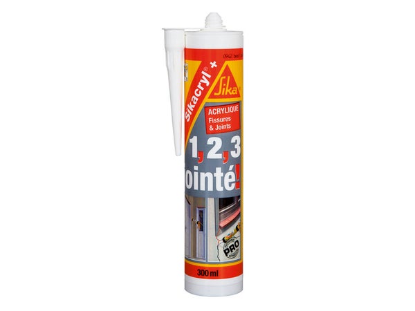 Mastic Sika Sikacryl+ 300 Ml Blanc