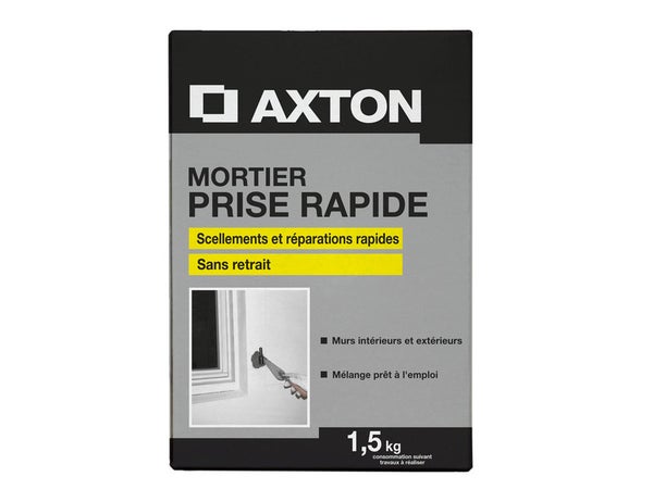 Mortier À Prise Rapide Axton, 1.5 Kg