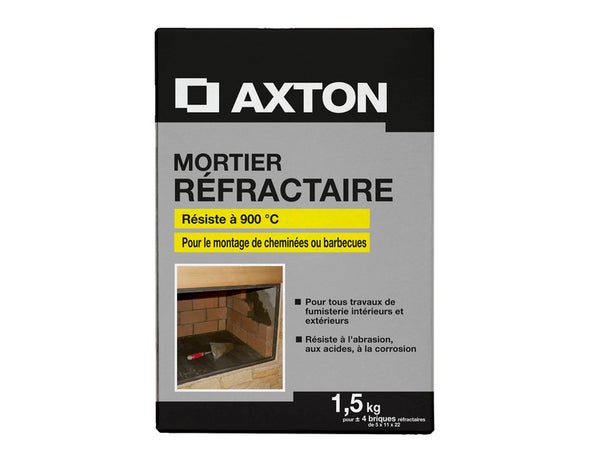 Mortier Réfractaire Axton, 1.5 Kg