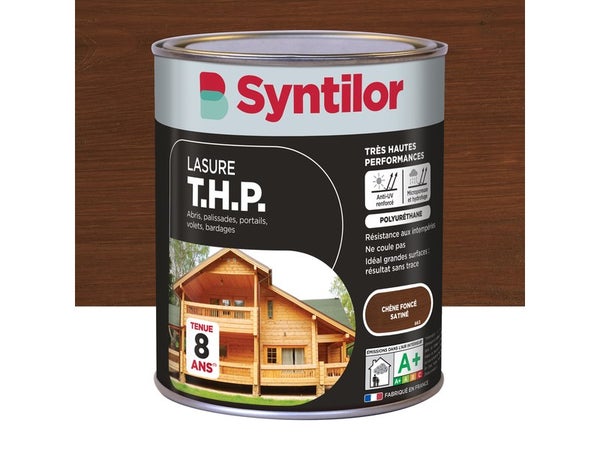 Lasure Syntilor Thp 8 Ans Chêne Foncé Satiné 1 L