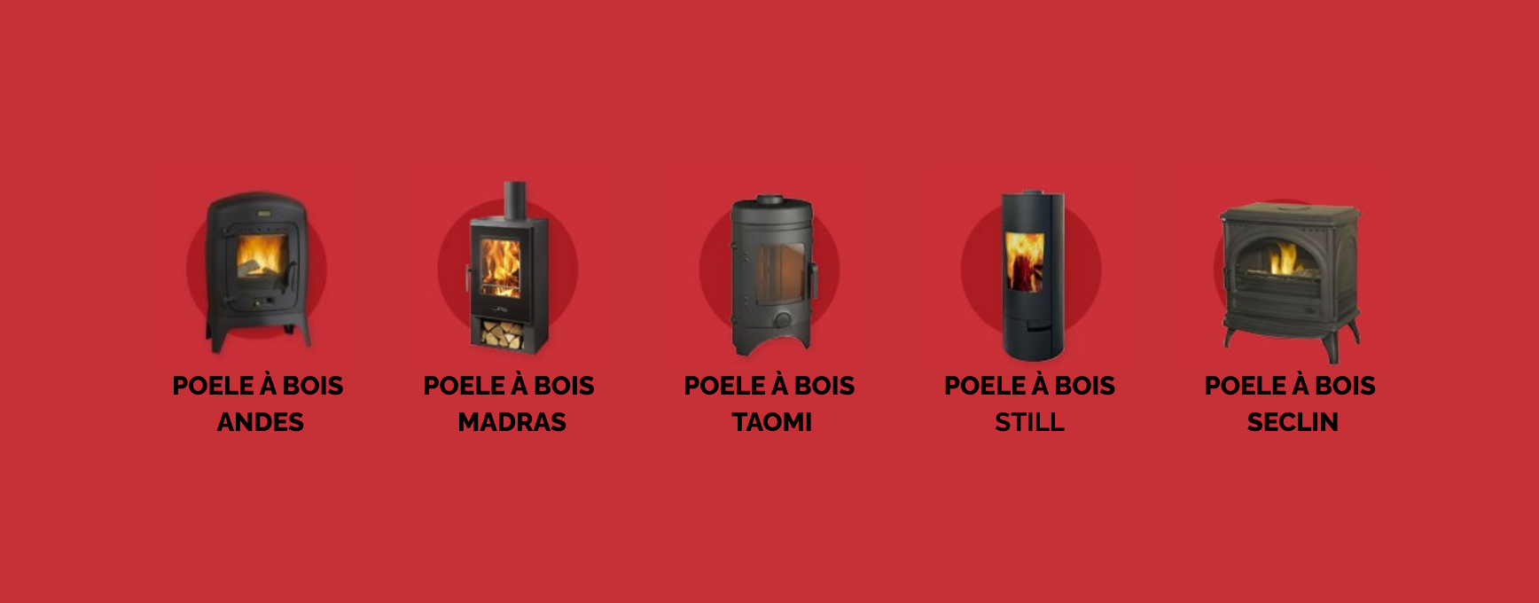 Types de poêle à bois