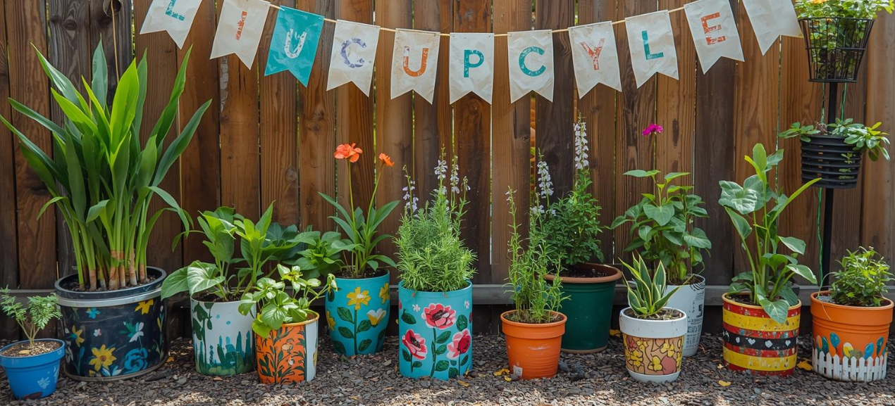 Décorer son jardin avec du 100% récup’ !