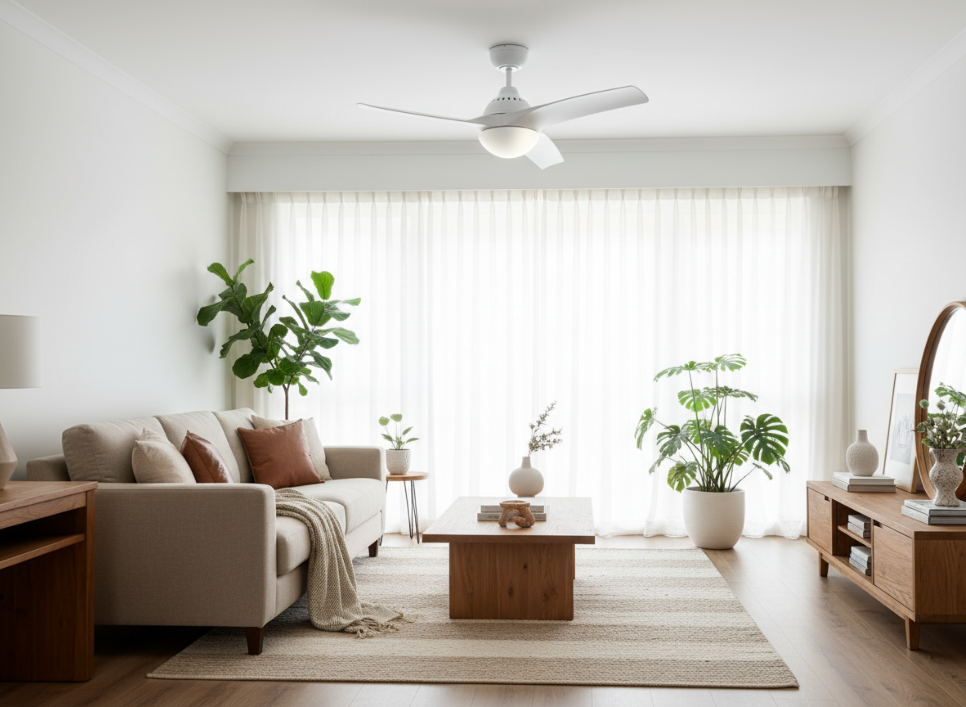 Comment utiliser un ventilateur de plafond pour rafraîchir (et chauffer) sa maison ?